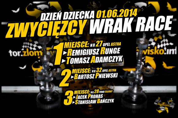 Zwyciezcy Wyniki Wrak Race Dzień Dziecka - 01.06.2014 - RallyExtreme.pl Radostowice k.Pszczyny